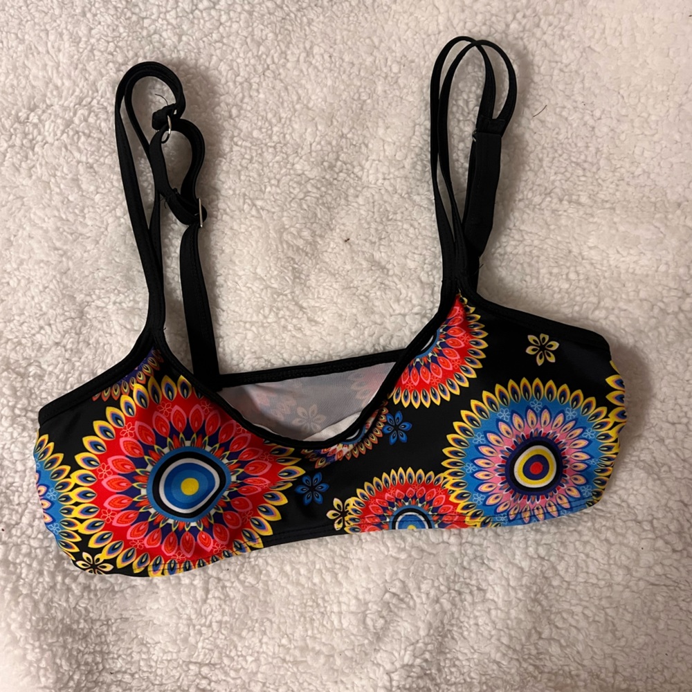 Abstract printed bikini